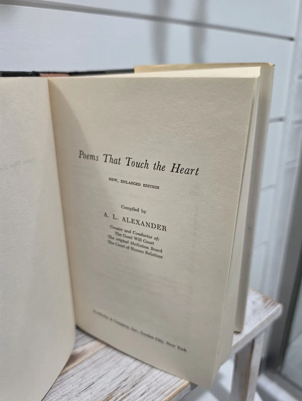 Vintage Poem Book 